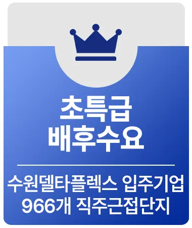 두산위브 파크힐 남수원 프리미엄 초특급 배후수요